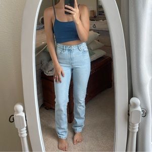 Size 2 H&M Straight High Rise Jeans